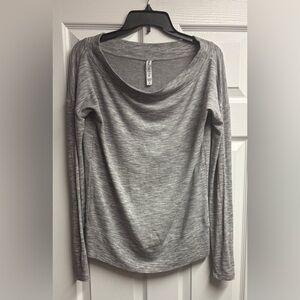 Athleta Studio Barre Modal Off-The-Shoulder Sweatshirt Size Small